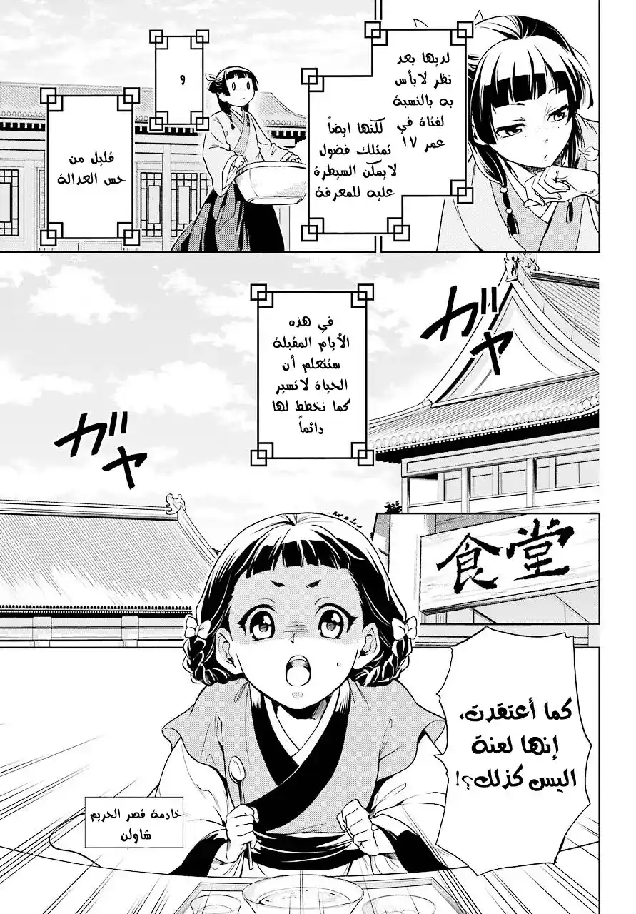 Kusuriya no Hitorigoto 1 - لعنة قصر الحريم página 13