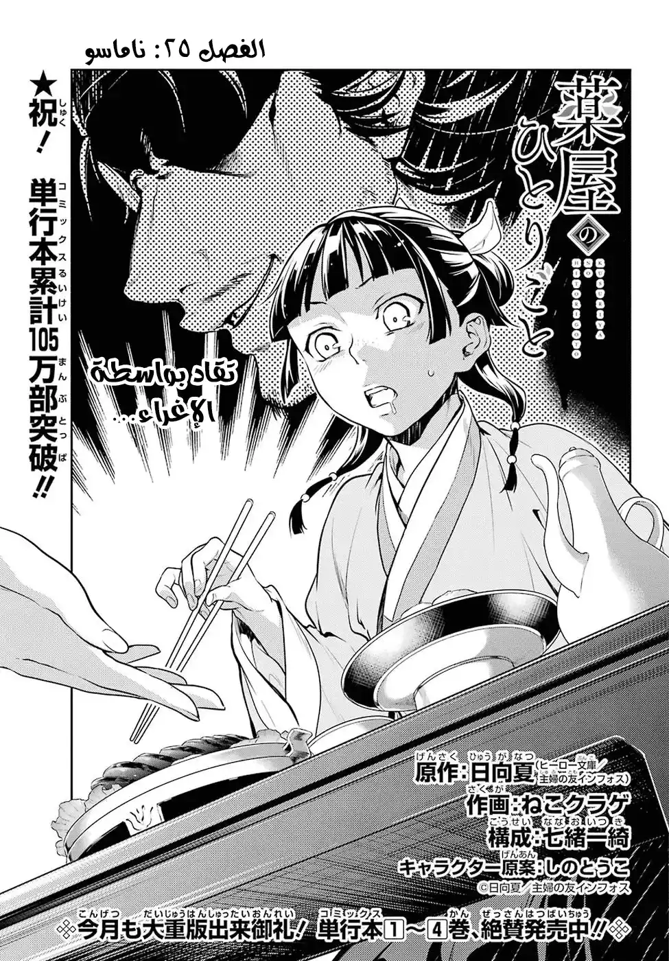 Kusuriya no Hitorigoto 25 - ناماسو página 3