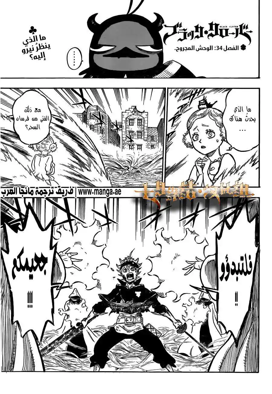 Black Clover 34 - الوحش المجروح página 2