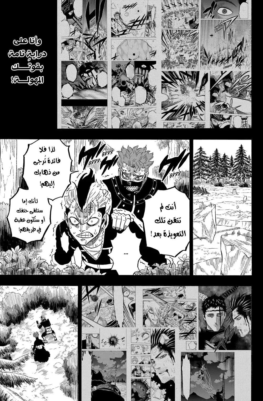 Black Clover 291 - مبارزة رتب جد منخفضة página 11