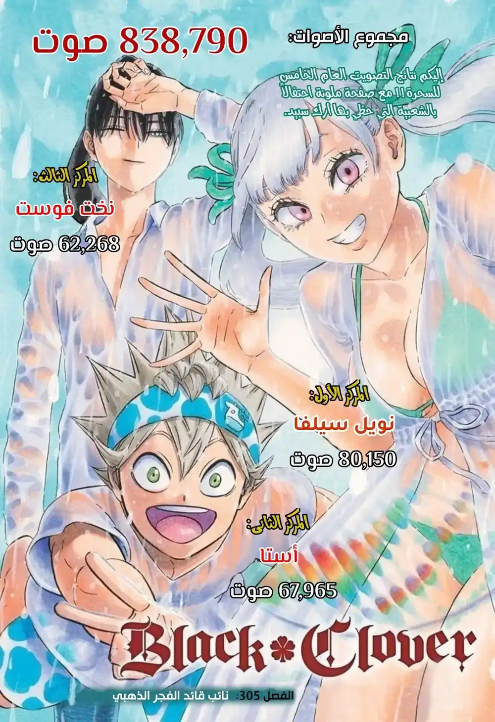 Black Clover 305 - نائب قائد الفجر الذهبي página 2