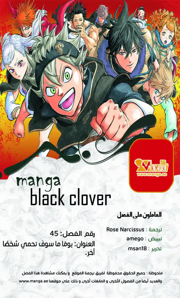 Black Clover 45 - يومًا ما سوف تحمي شخصًا آخر página 2