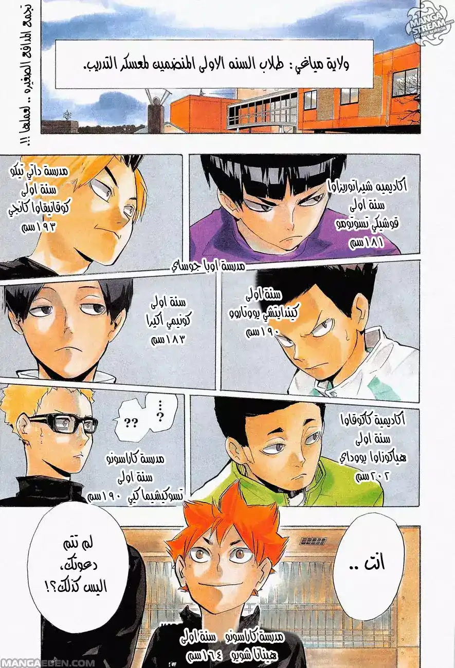 Haikyuu!! 209 - التعريف بالنفس página 2