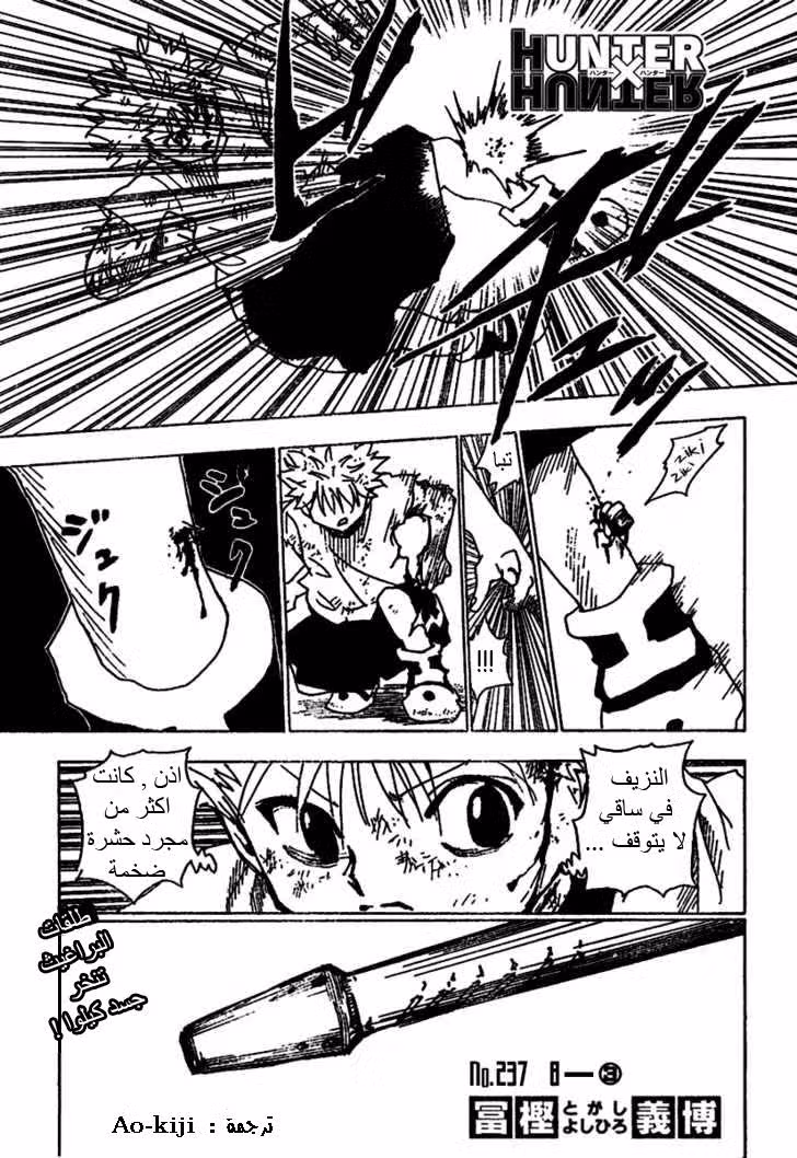 Hunter X Hunter 237 : 3-8 الجزء الثالث página 1