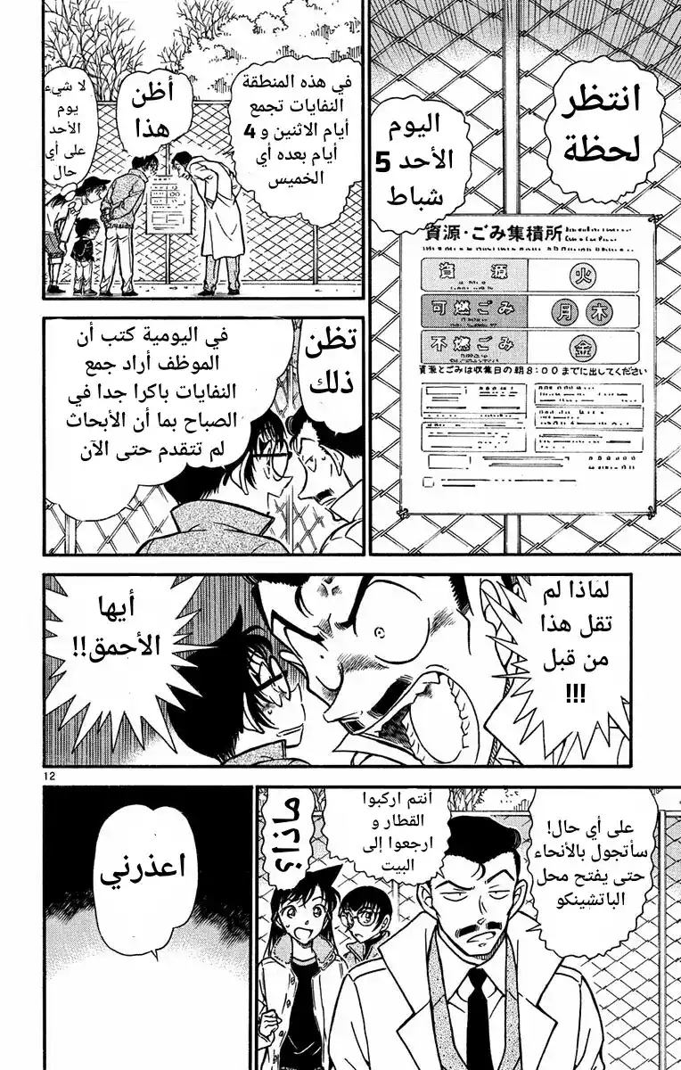 Detective Conan 553 - عمل غامض página 12