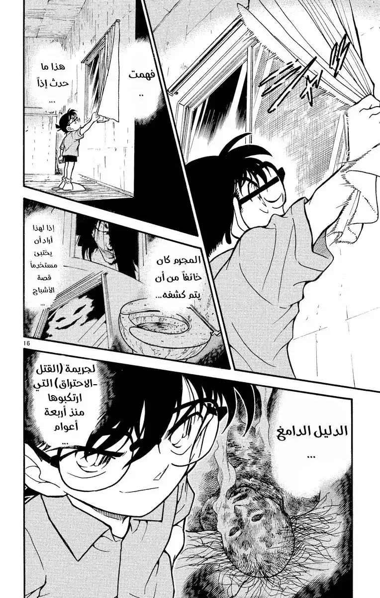 Detective Conan 356 - غموض البيت المسكون 2 página 16