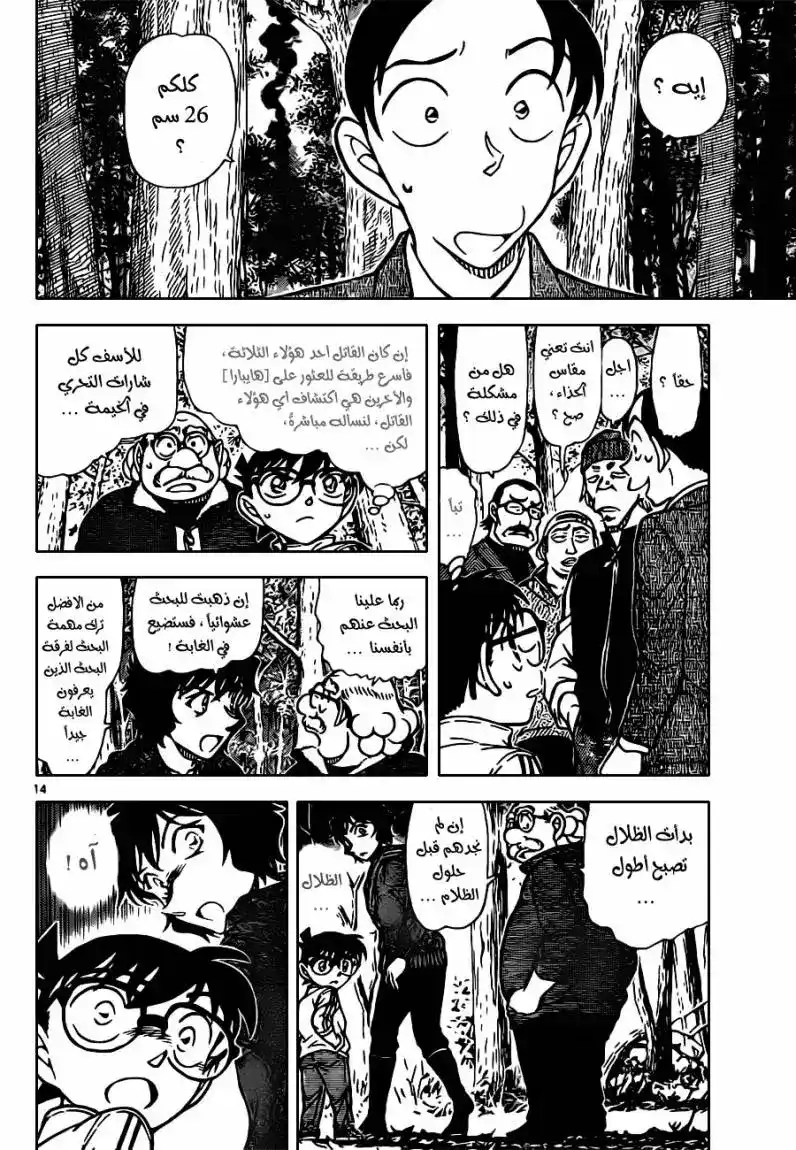 Detective Conan 816 - الدخان علامة على وضع مريع página 15