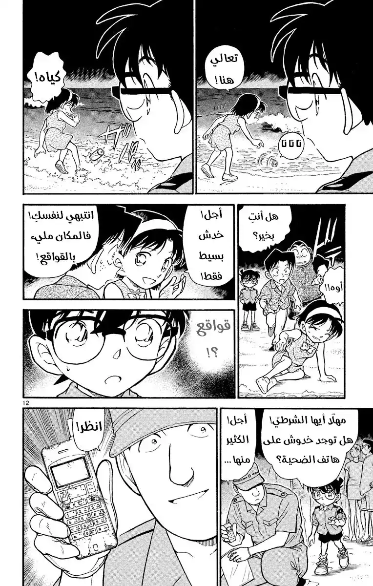 Detective Conan 312 - من أُمسِكَ به في الشبكة... página 12