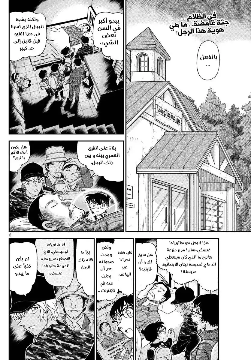 Detective Conan 1052 - بلاهة و شكوك página 3