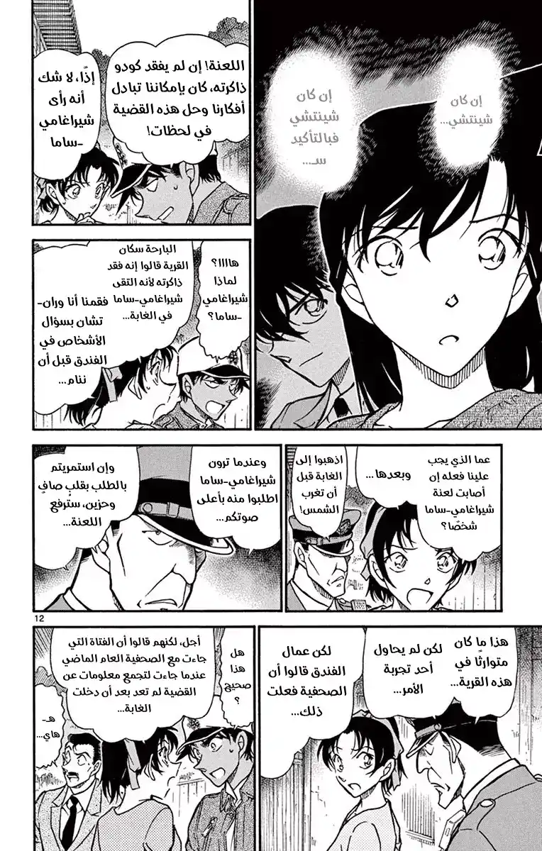 Detective Conan 649 - شيراجامي-ساما página 13