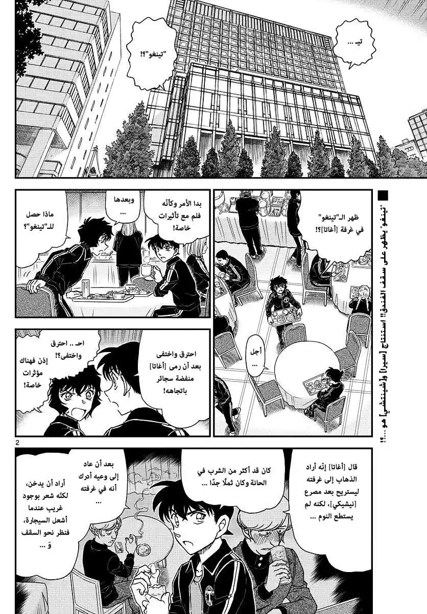Detective Conan 1002 - السياج الاحمر página 3