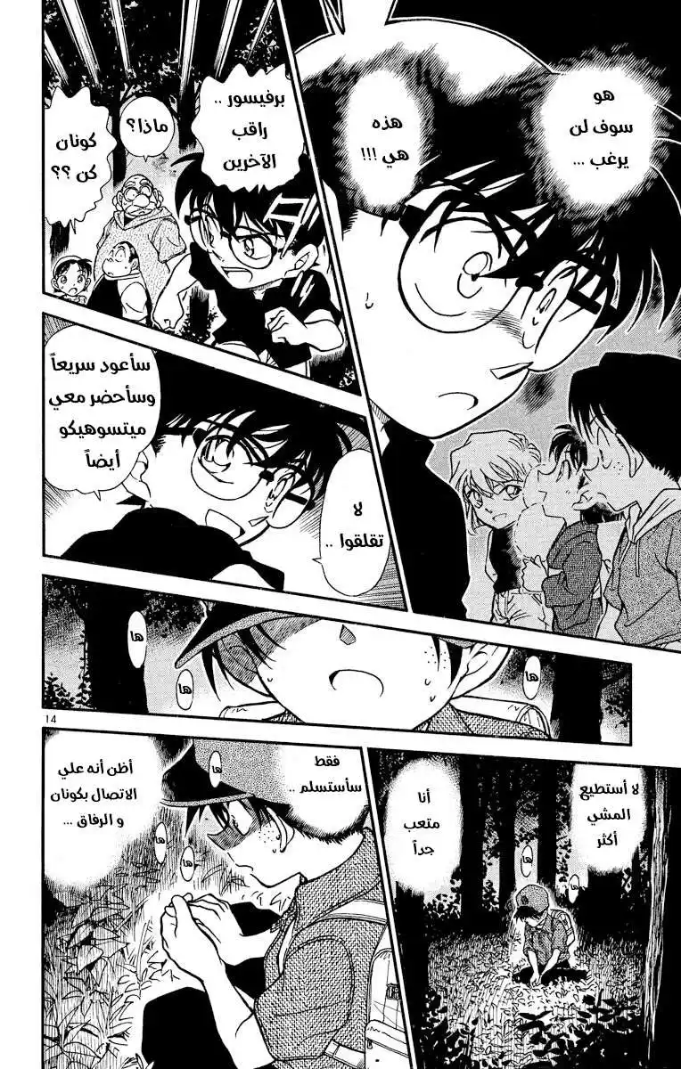 Detective Conan 359 - اختفاء ميتسوهيكو 2 página 14