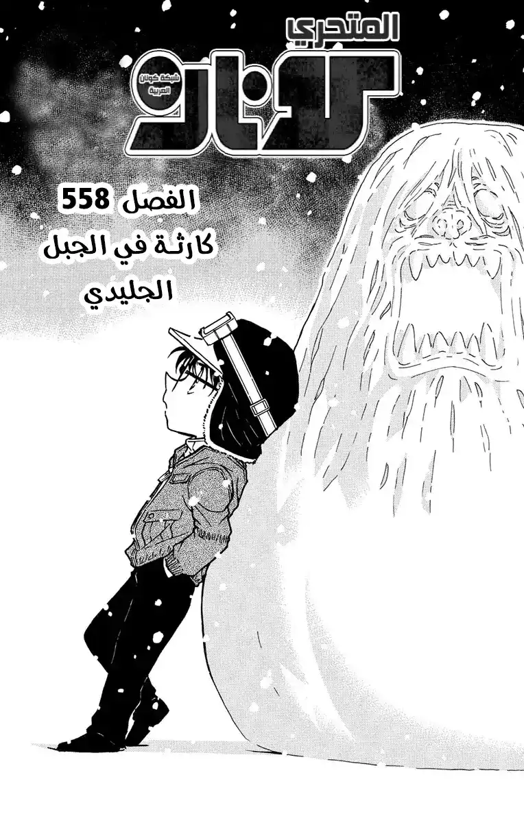 Detective Conan 558 -  كارثة في الجبل الجليدي página 2
