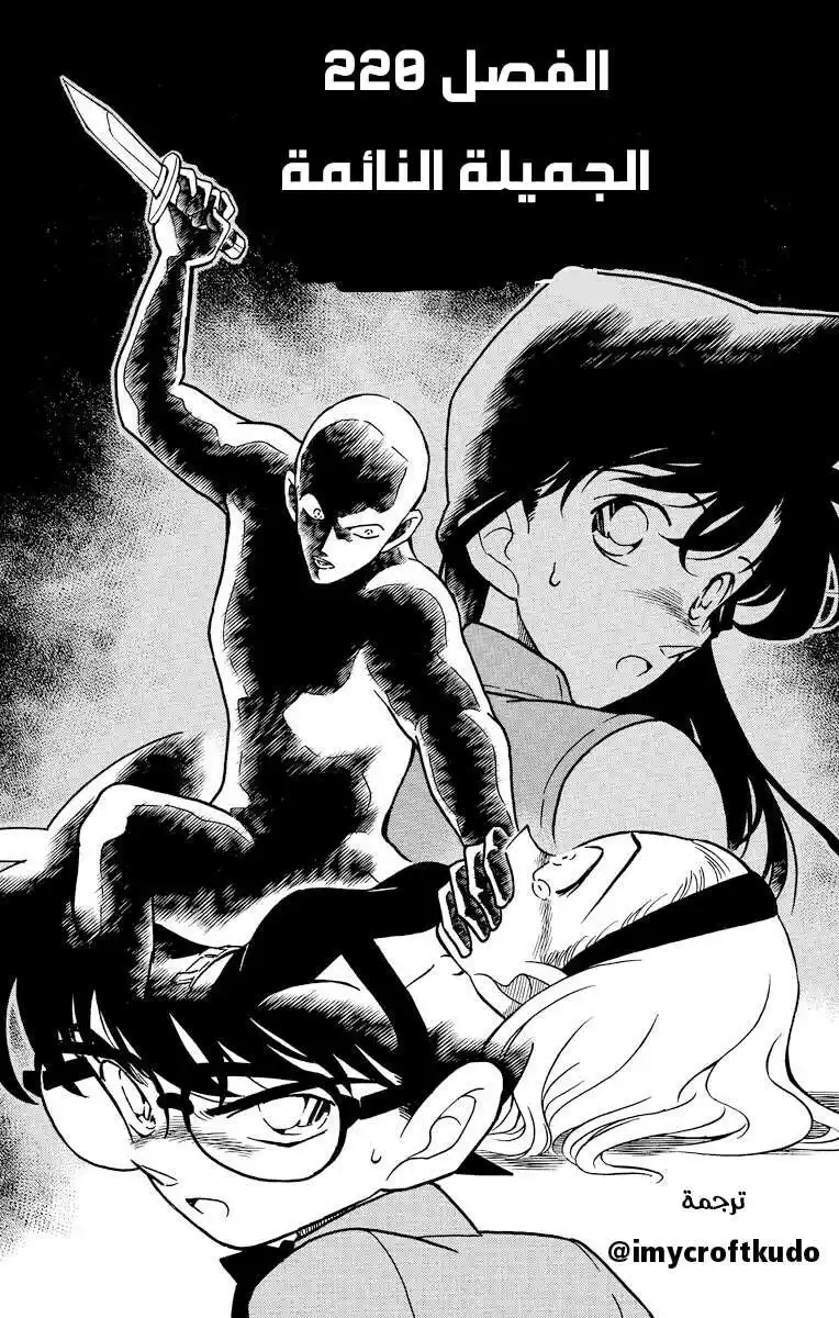 Detective Conan 220 - الجميلة النائمة página 1