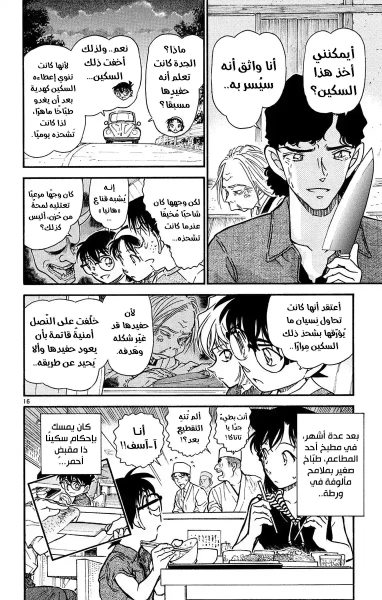 Detective Conan 581 -  جريمة قتل أسطورة المرأة الشيطانية (3) página 17