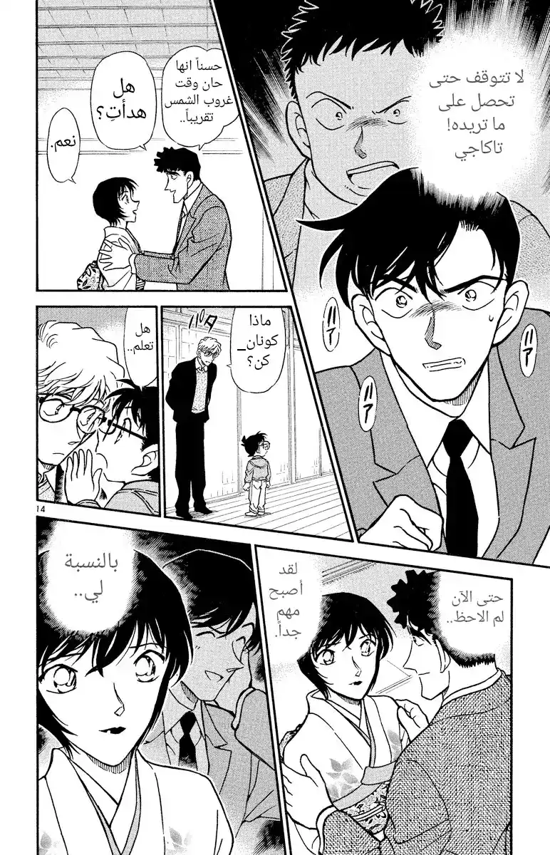 Detective Conan 330 - مشاعر ساتو página 14