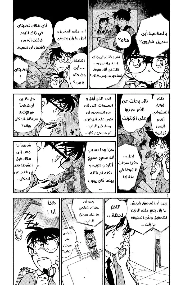 Detective Conan 355 - غموض البيت المسكون página 3