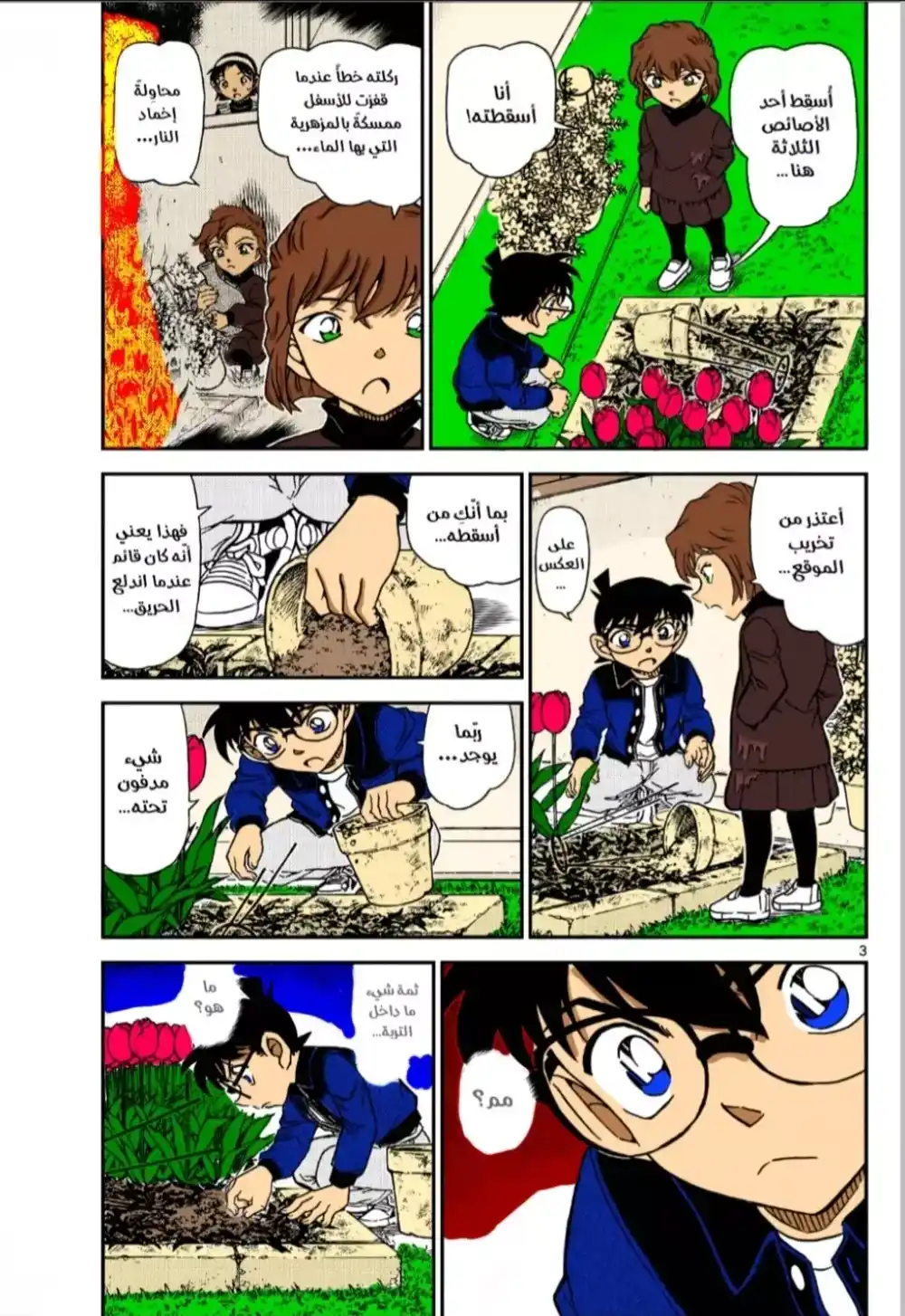 Detective Conan 1111 - لغز حوض الأزهار página 2