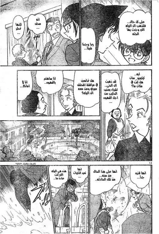 Detective Conan 588 - القفاز الذي يجلب الموت página 13