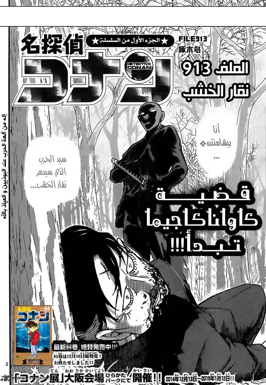 Detective Conan 913 - نقار الخشب página 2