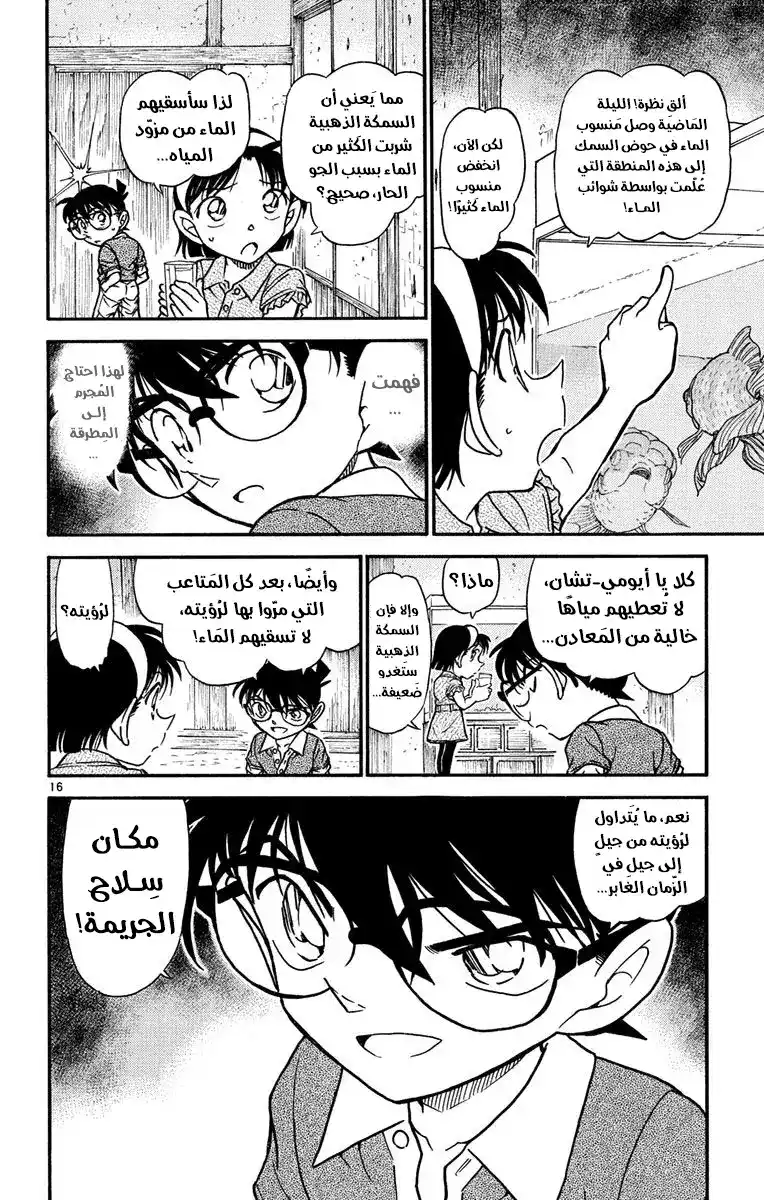 Detective Conan 580 - جريمة قتل أسطورة المرأة الشيطانية (2) página 17