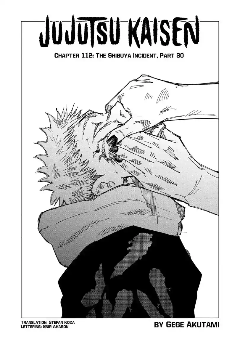 Jujutsu Kaisen 112 página 1