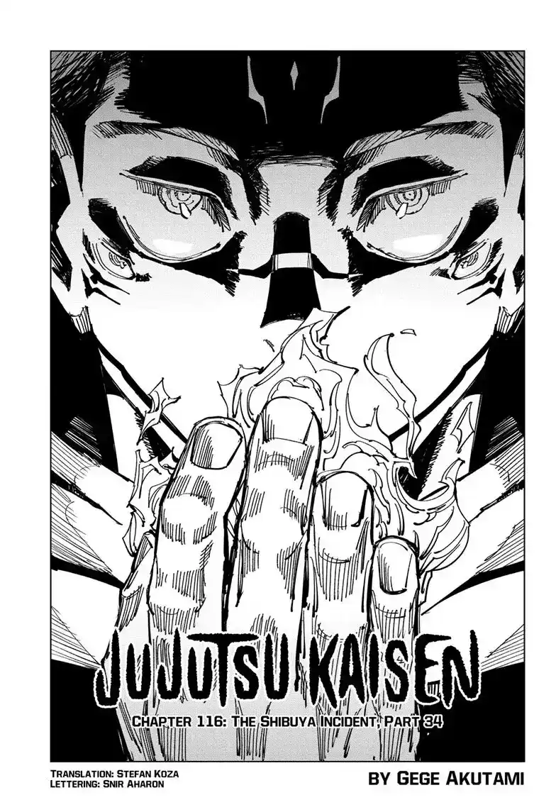 Jujutsu Kaisen 116 página 1