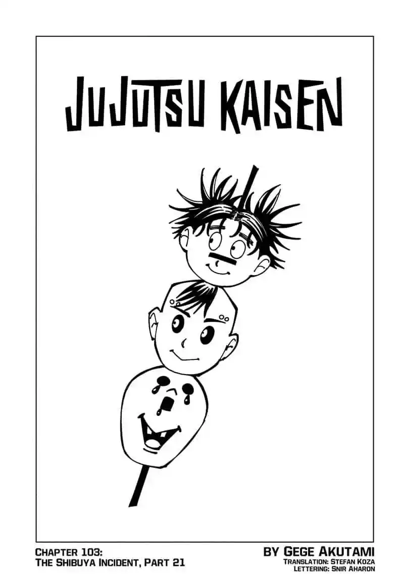 Jujutsu Kaisen 103 página 1