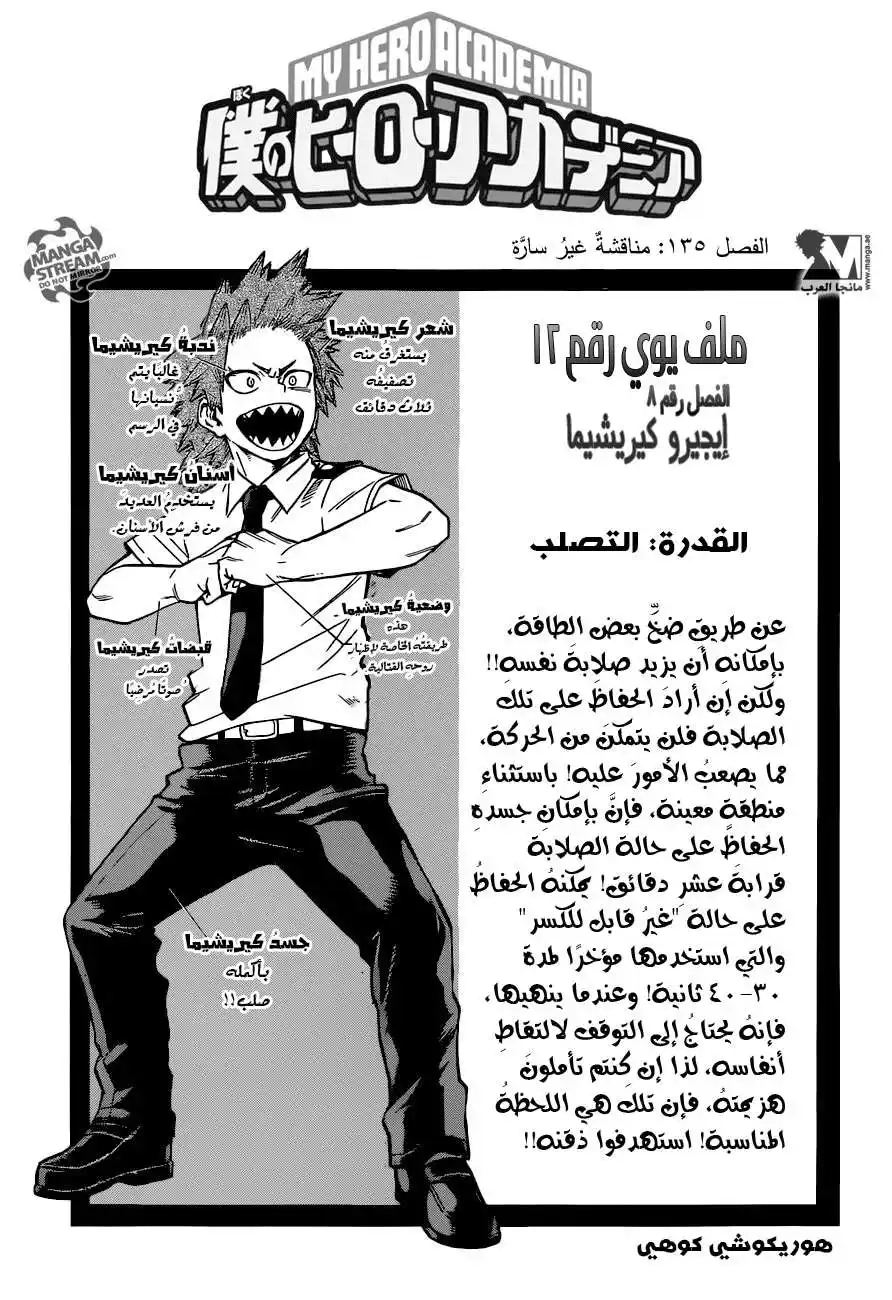 Boku no Hero Academia 135 - مناقشة غير سارة página 1