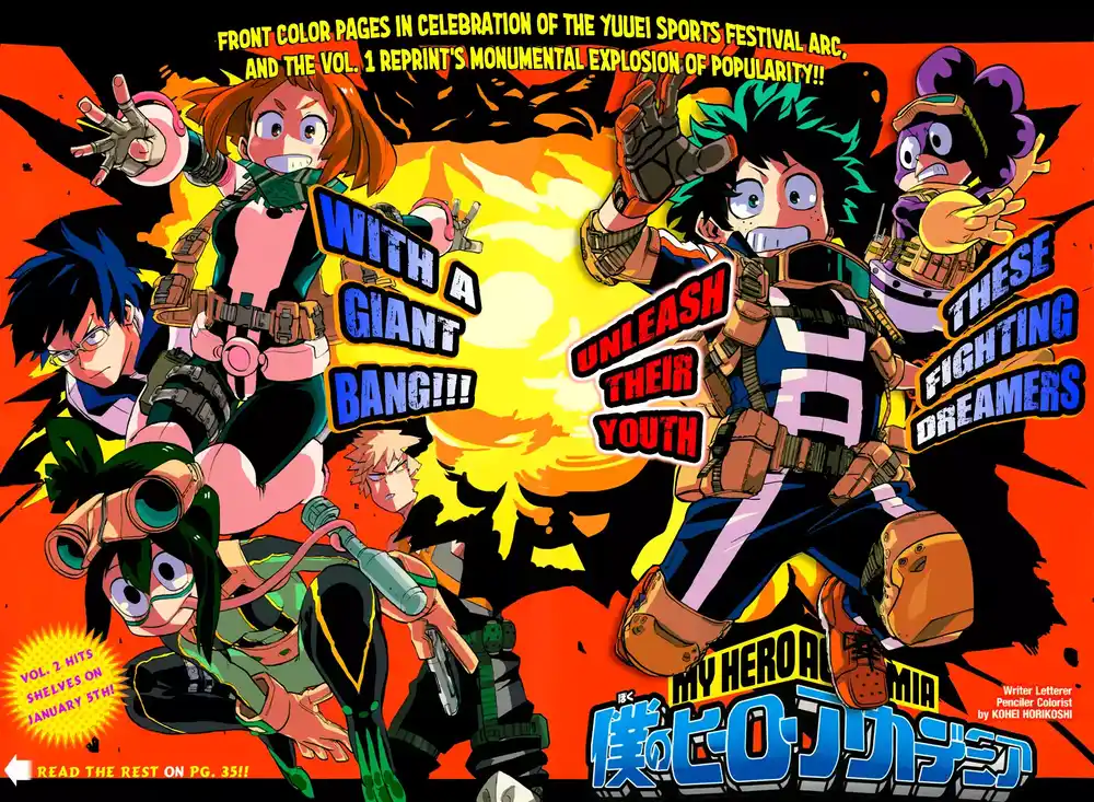 Boku no Hero Academia 23 - المهرجان الرياضي القصف página 3