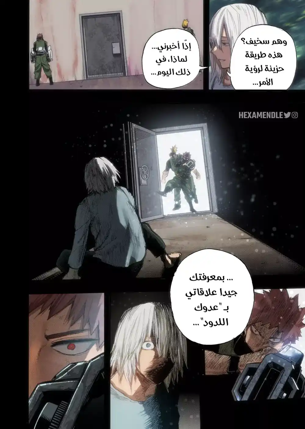 Boku no Hero Academia 310.1 - معلم وتلميذ الفصل الملون página 15