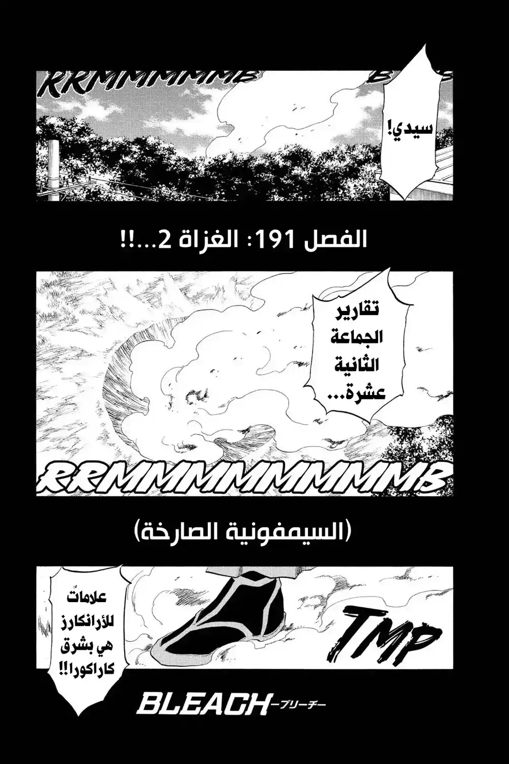 Bleach 191 - الغزاة 2 (سيمفونية الصراخ)...!! página 6