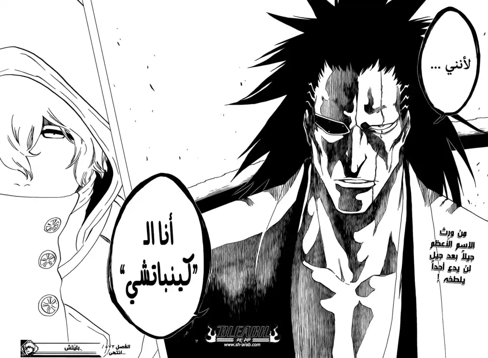 Bleach 573 - أنا هو حد السيف página 19