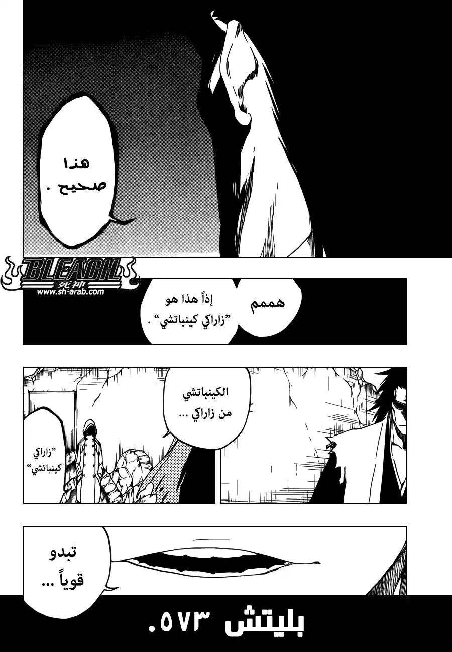 Bleach 573 - أنا هو حد السيف página 9