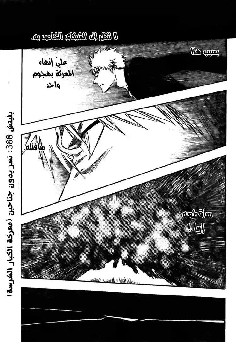 Bleach 388 - نسر بدون جناحين(معركة الكبار الشرسة) página 2