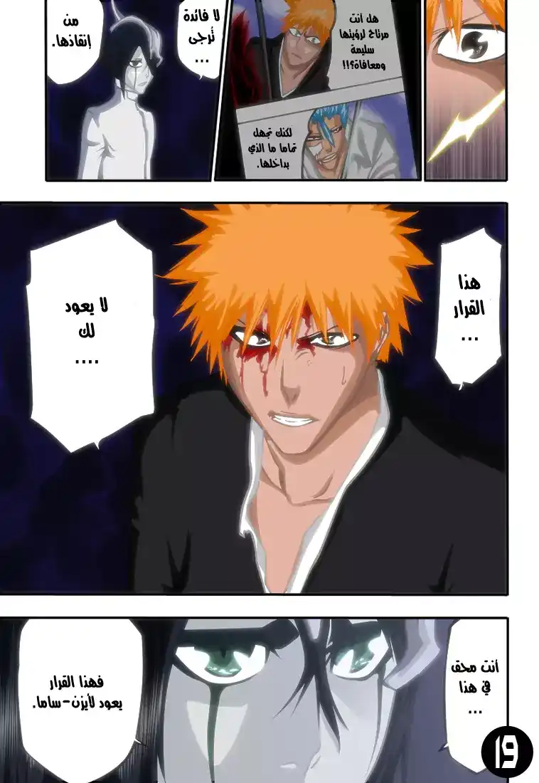 Bleach 340 - الشخص المعادي página 19