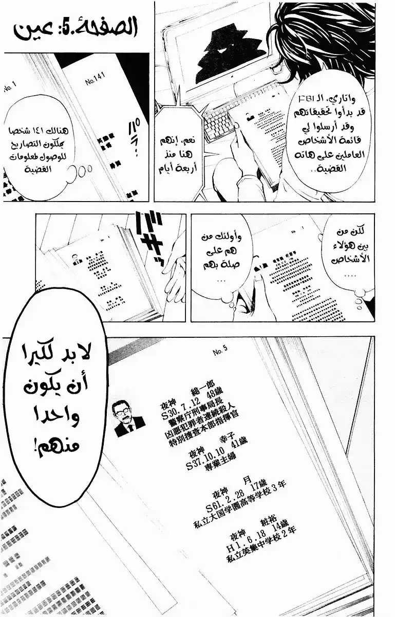 Death Note 5 - عيون página 2