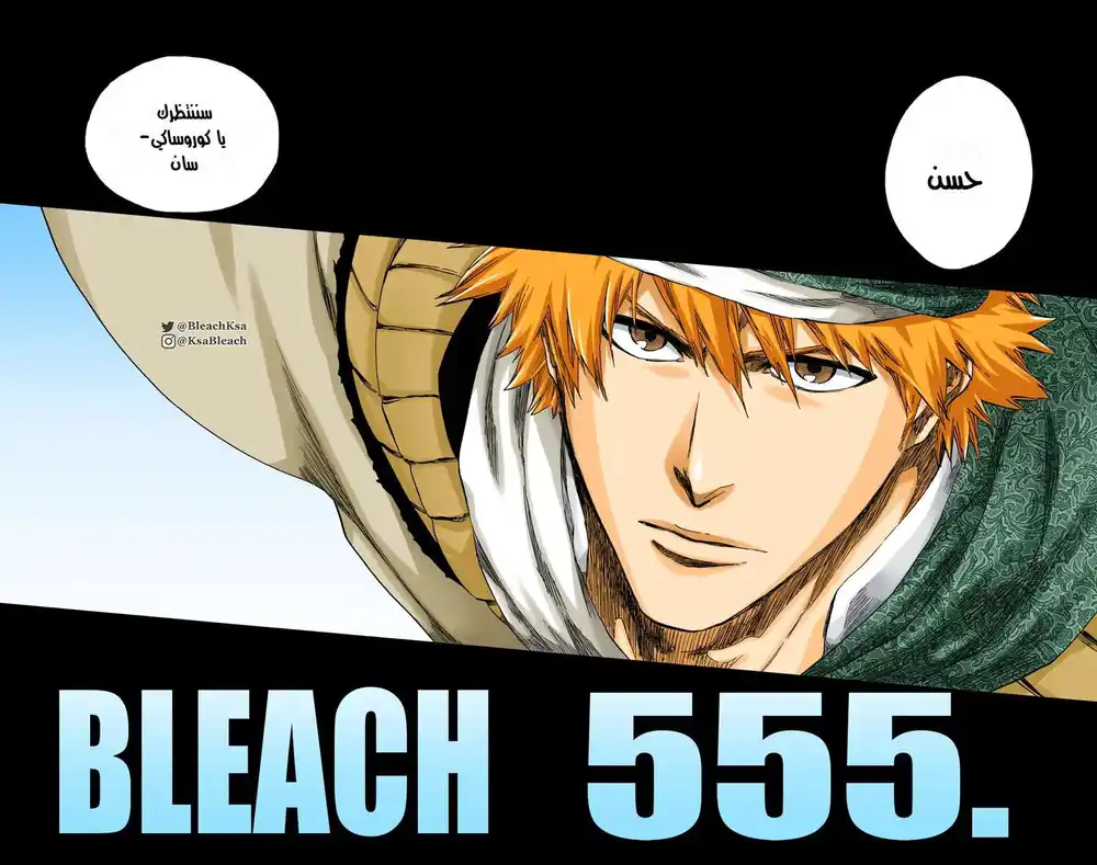 Bleach - Digital Colored 555 - مانجا بليتش ملونه الفصل 555 página 13