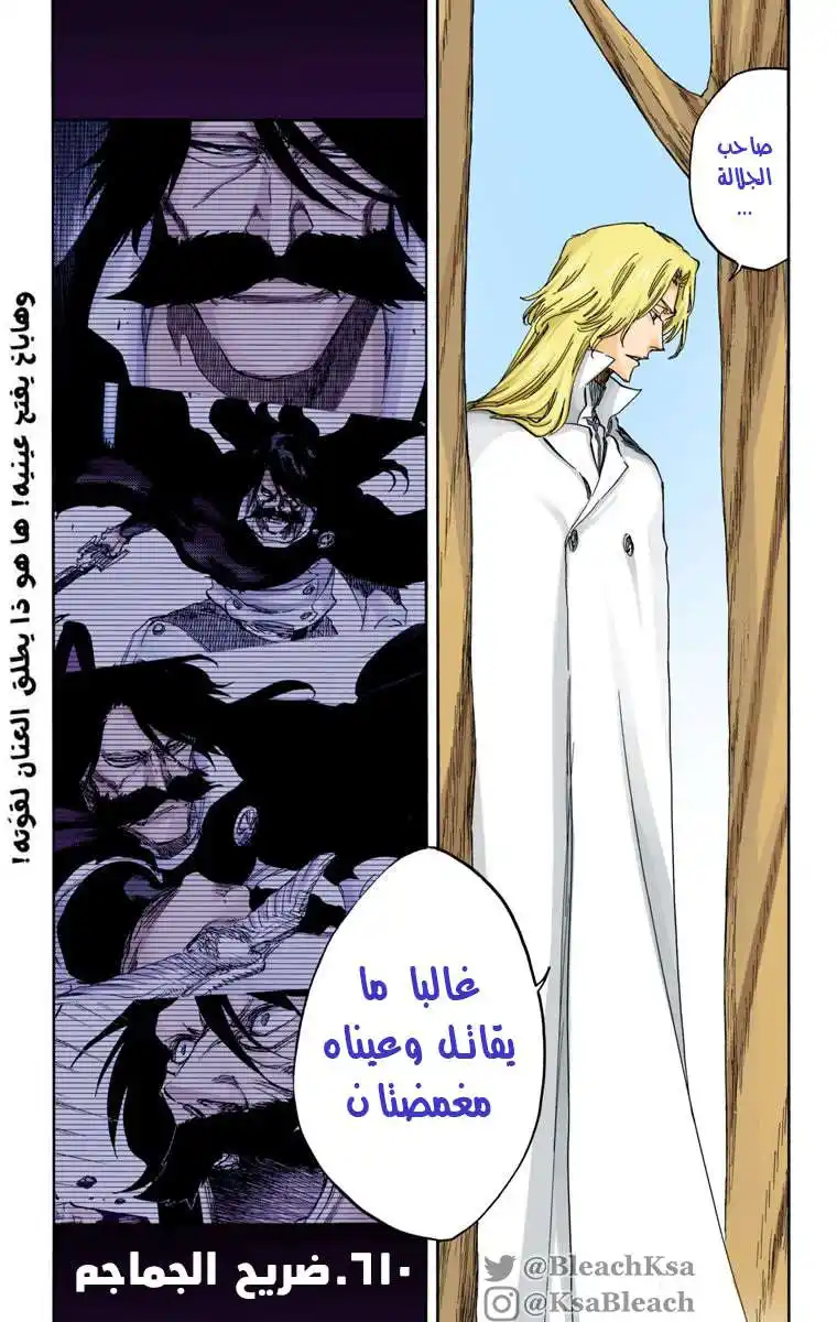 Bleach - Digital Colored 610 - مانجا بليتش ملونه الفصل 610 - ضريح الجماجم página 3