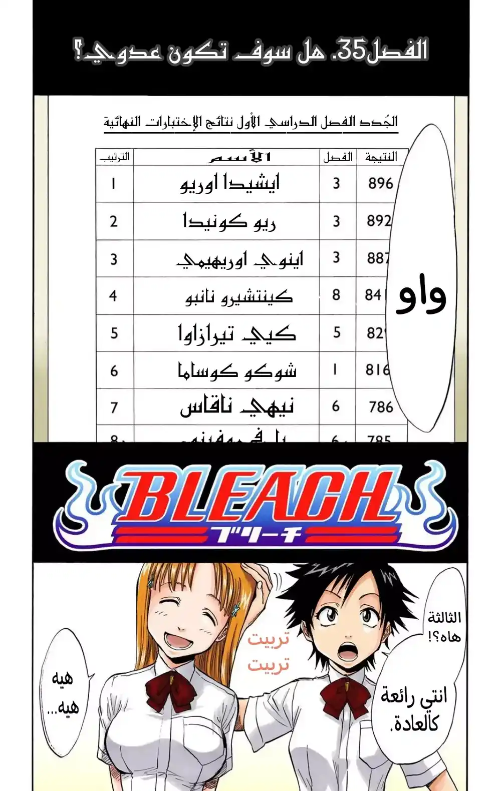 Bleach - Digital Colored 35 - "هل سوف تكون عدوي؟" página 3