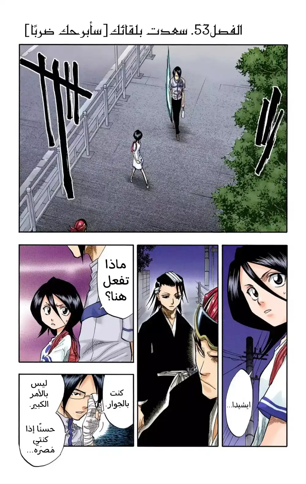 Bleach - Digital Colored 53 - "سعدت بلقائك[سأبرحك ضربًا]" página 3