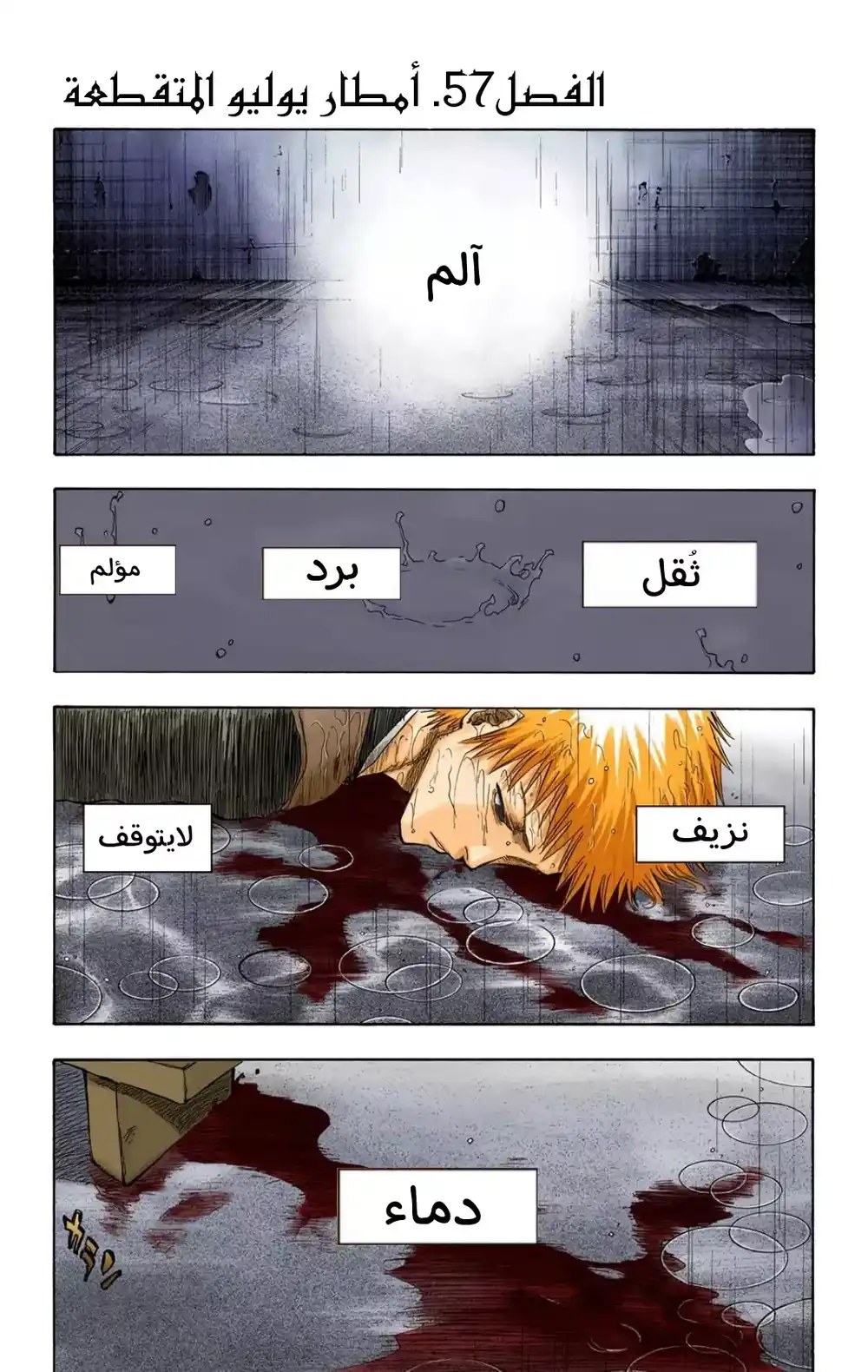 Bleach - Digital Colored 57 - "أمطار يوليو المتقطعة" página 2