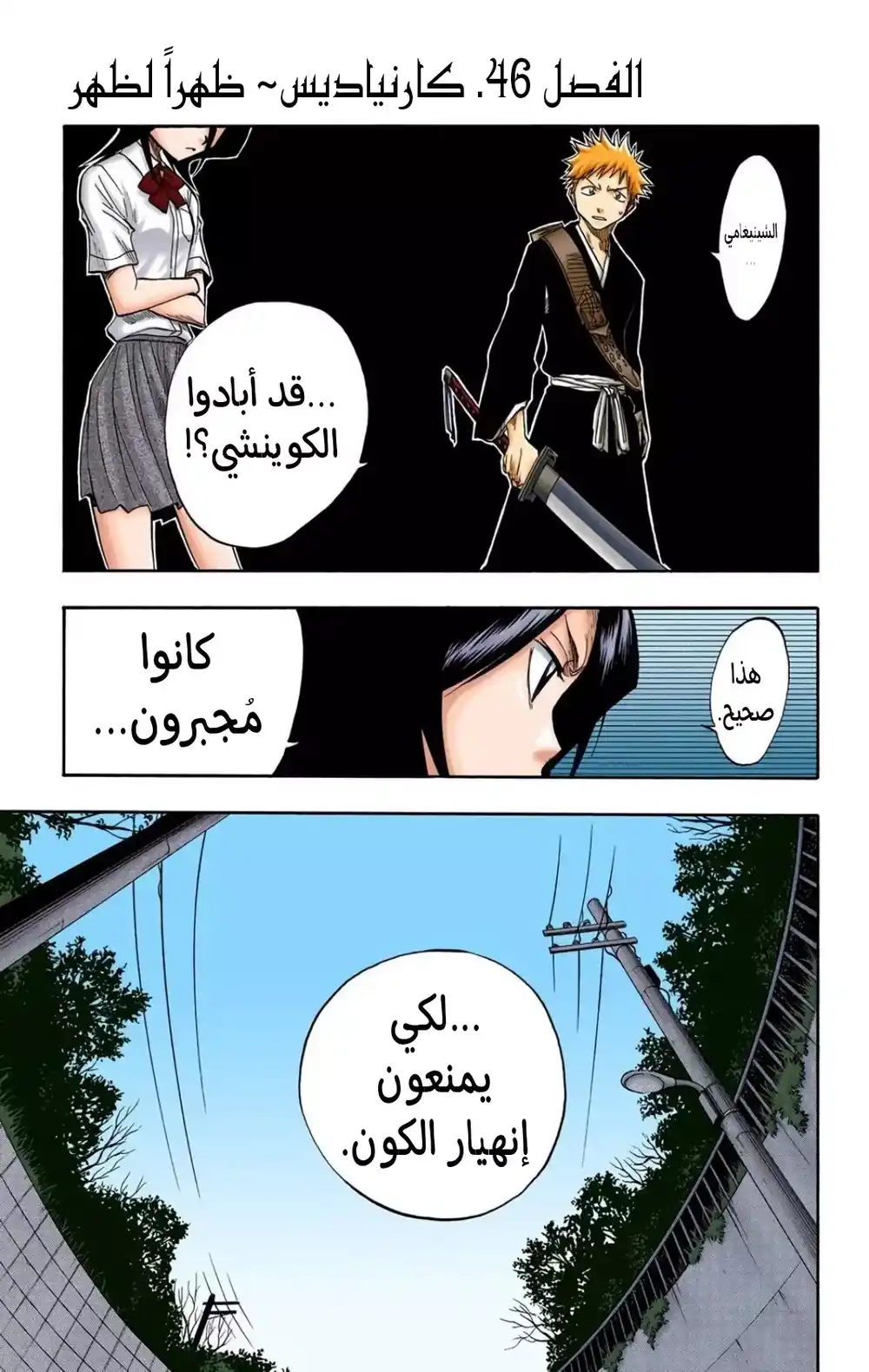 Bleach - Digital Colored 46 - "كارنياديس~ ظهرًا لظهر" página 2