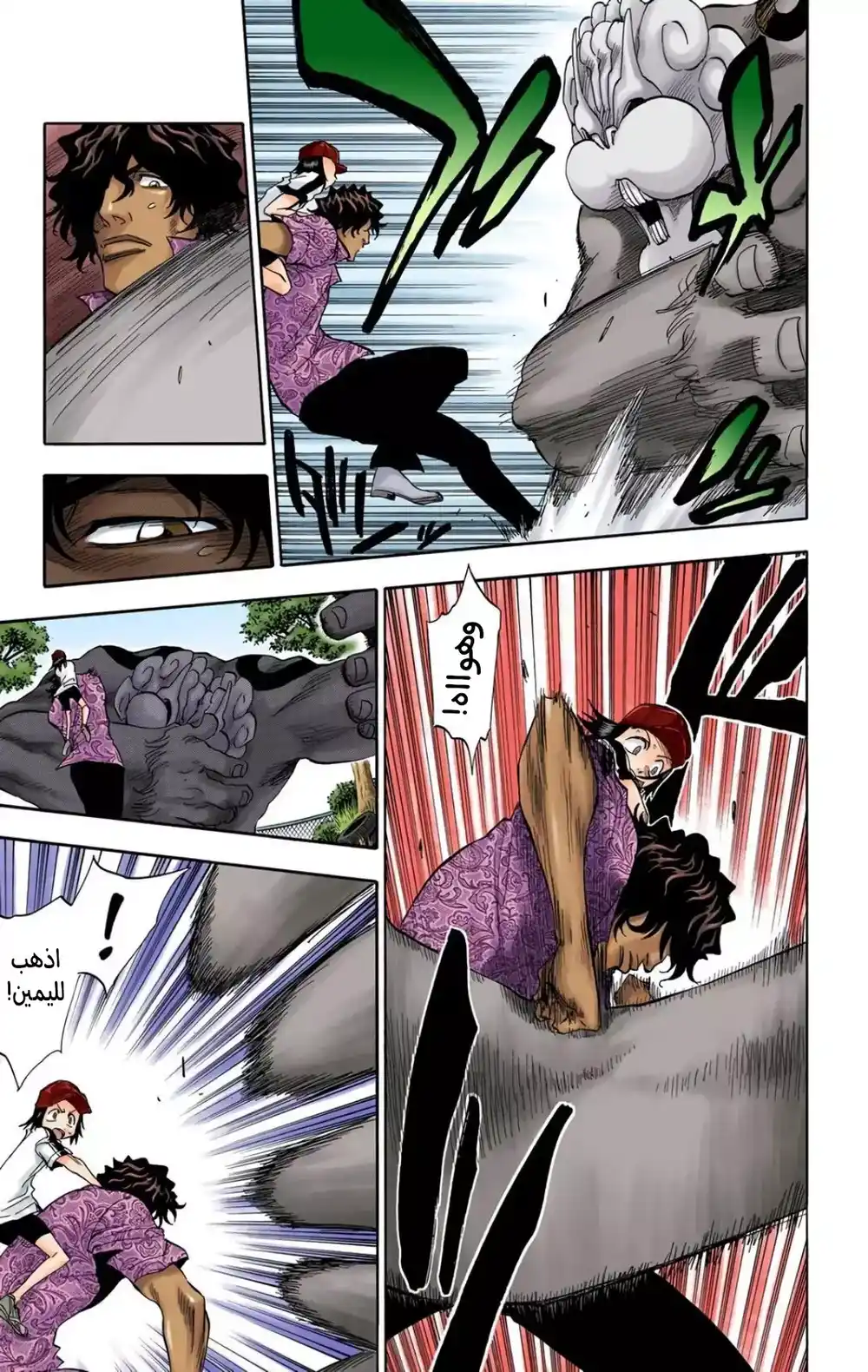 Bleach - Digital Colored 39 - "اليد اليمنى للعملاق" página 9