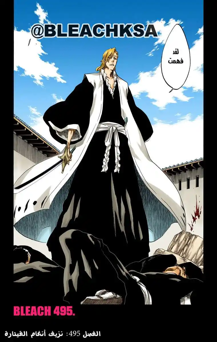 Bleach - Digital Colored 495 - مانجا بليتش ملونه الفصل 495 página 4