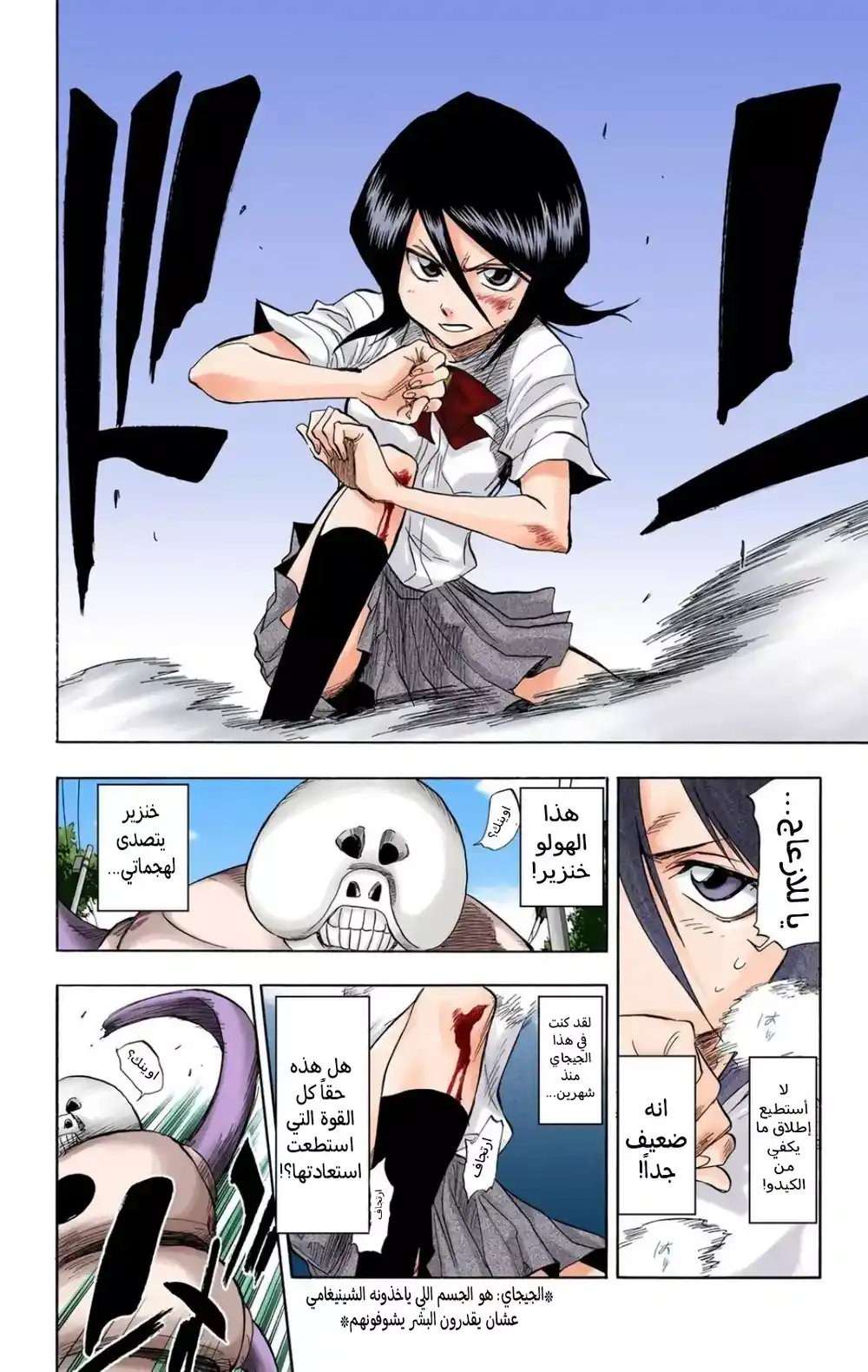 Bleach - Digital Colored 44 - "الإستيقاظ على التهديد" página 14