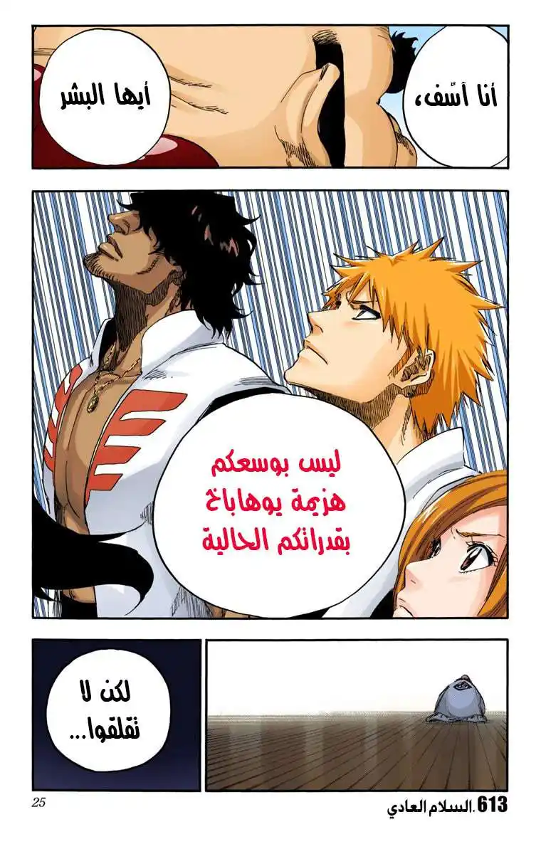 Bleach - Digital Colored 613 - مانجا بليتش ملونه الفصل 613 - السلام العادي página 3