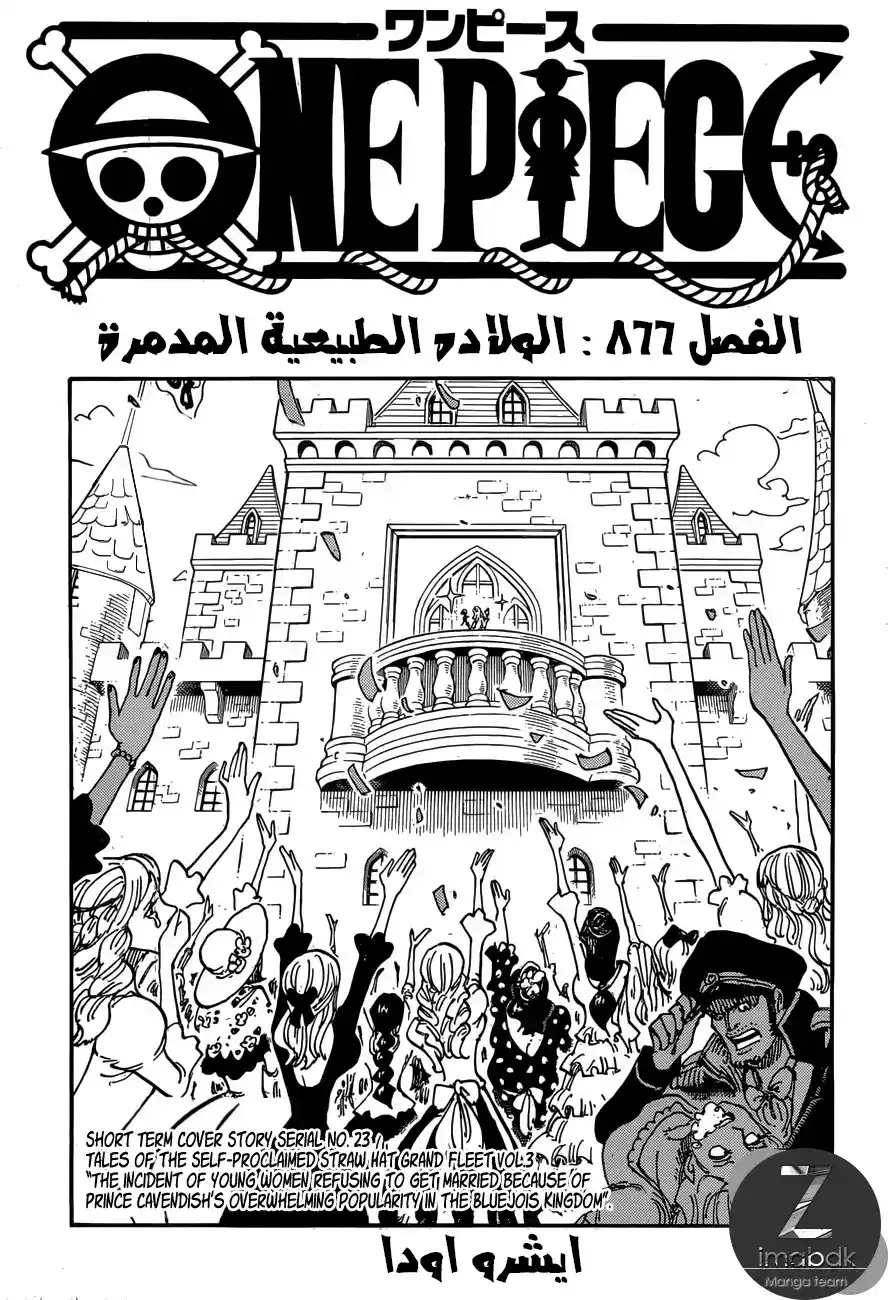 One Piece 866 - مدمرة من ولادة طبيعية página 1