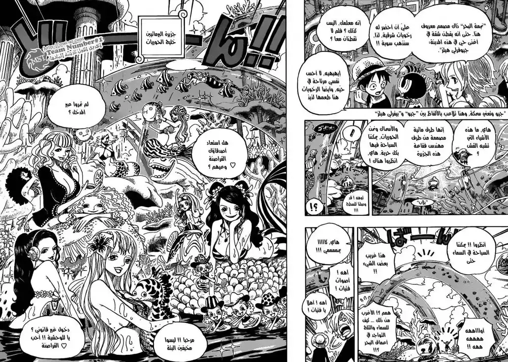 One Piece 608 - جنة في اعماق البحر página 14