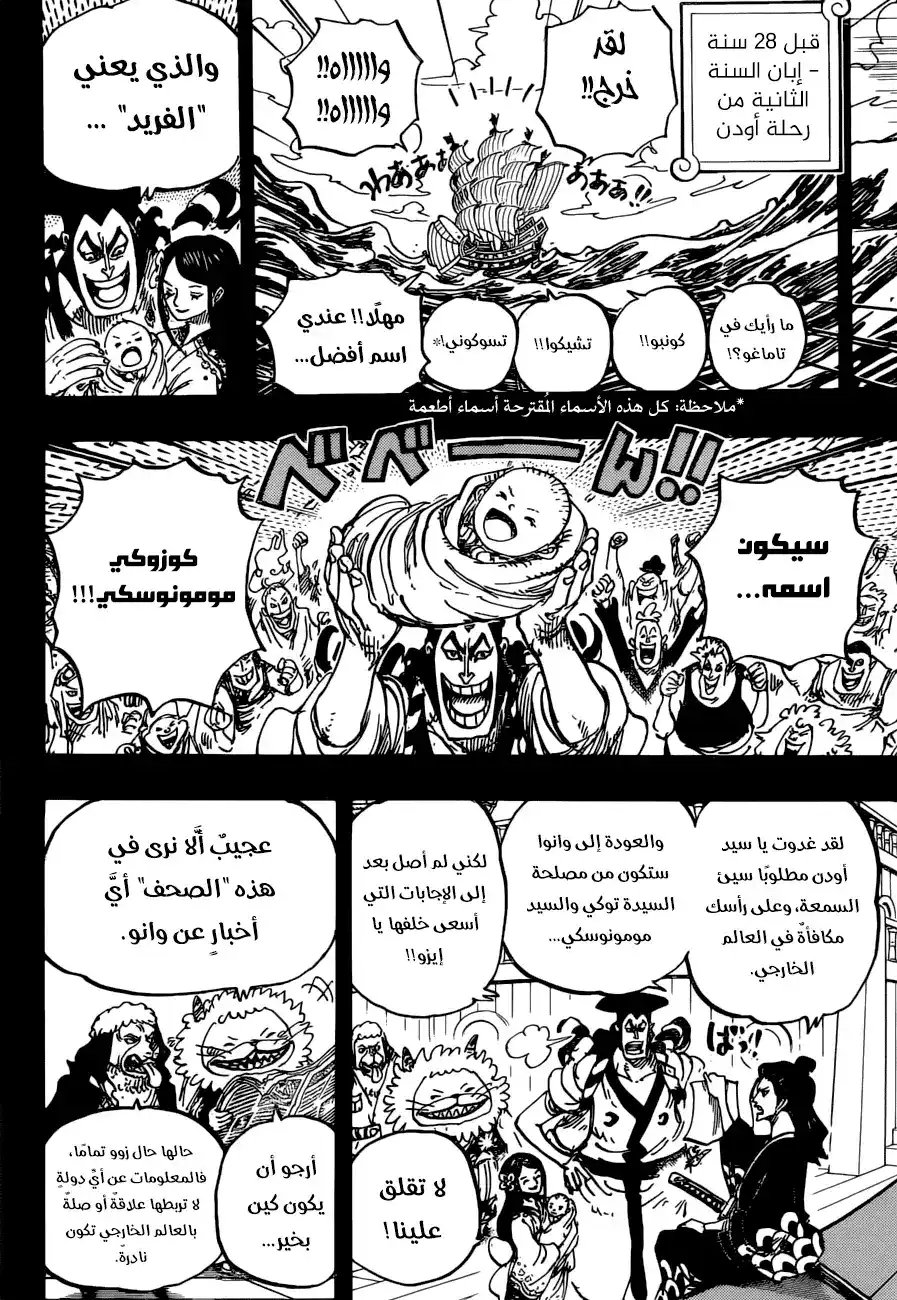 One Piece 965 - مؤامرة عائلة كوروزومي página 3